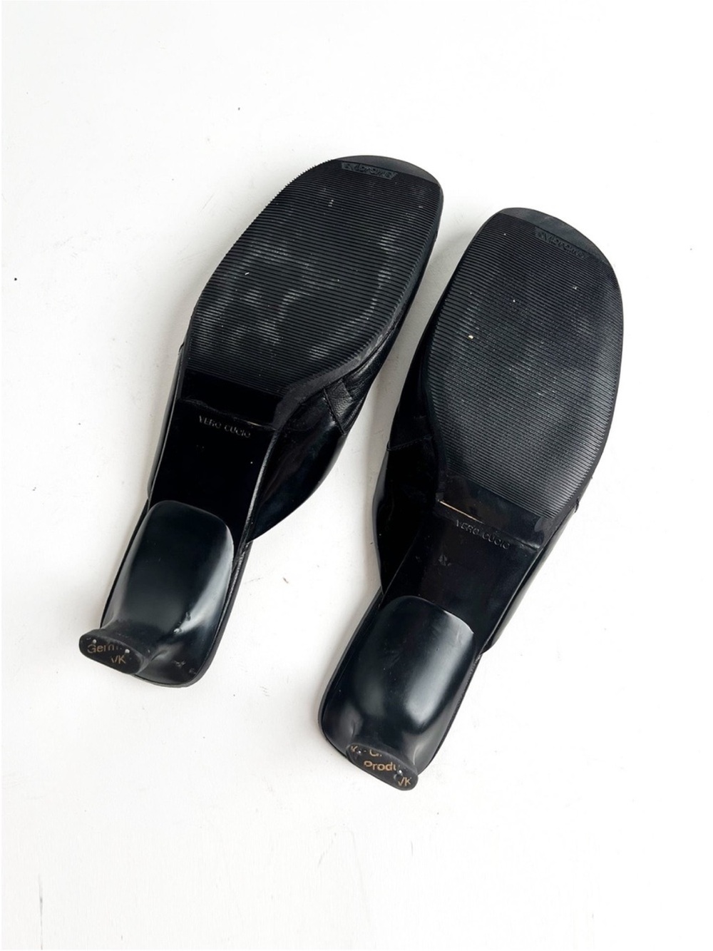 Rare Vintage Prada Black Leather Mule Kitten Heels - Picture 5 of 14